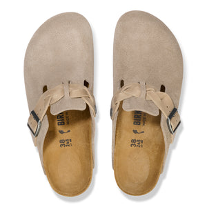 BIRKENSTOCK BOSTON BRAIDED SUEDE NARROW