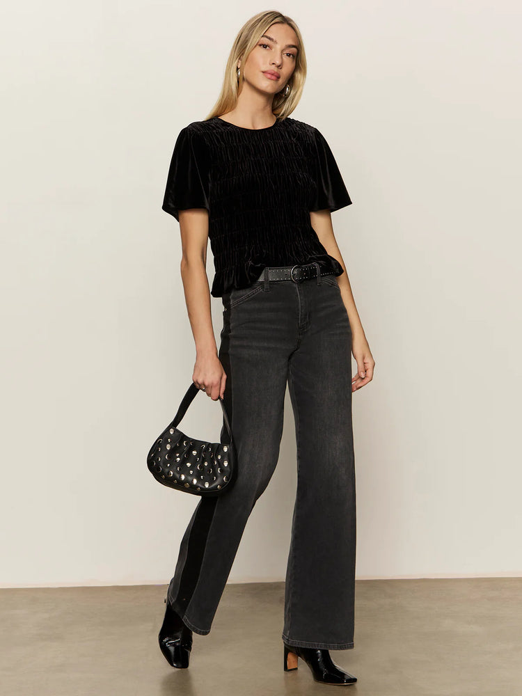 WE BELONG TOGETHER VELVET TOP