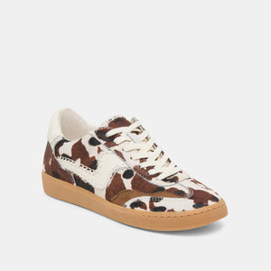 NOTICE STITCH CALF HAIR SNEAKERS
