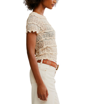 ANGELINA LACE TEE F24BS2306