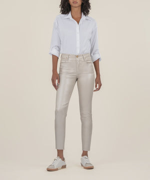 CHARLIZE COATED HIGH RISE JEAN