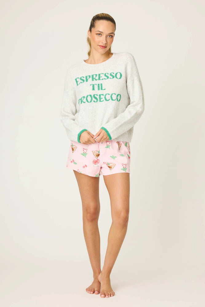 ESPRESSO TIL PROSECCO SNUGGLE SWEATER