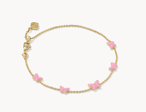 LILLIA BUTTERFLY ENAMEL DELICATE BRACELET