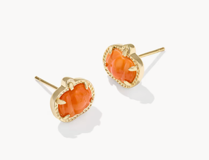 PUMPKIN STUD EARRING