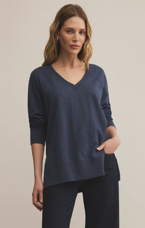 WEEKENDER V NECK BLUE SAPPHIRE