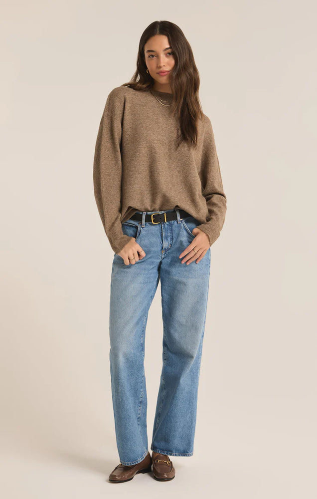 Z SUPPLY GIA CREW NECK SWEATER 