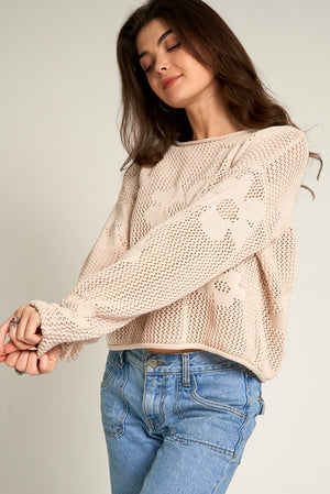 LONG SLEEVE ROUND NECK SWEATER