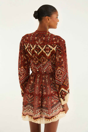 AINIKA TAPESTRY LS DRESS