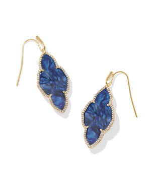 ABBIE PAVE FRAME DROP EARRINGS