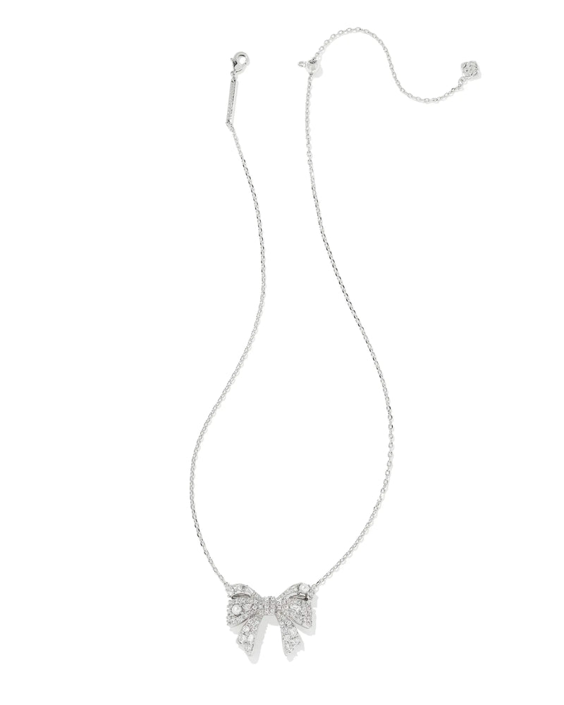 KRISTA BOW PENDANT NECKLACE