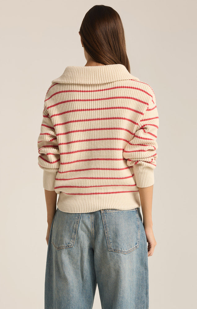 VILLA HALF ZUP UP SWEATER